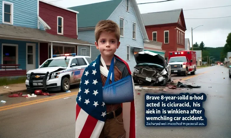 Odważny 8-letni Kacper Pokonuje Ból, aby Uratować Ojca po Wypadku Samochodowym